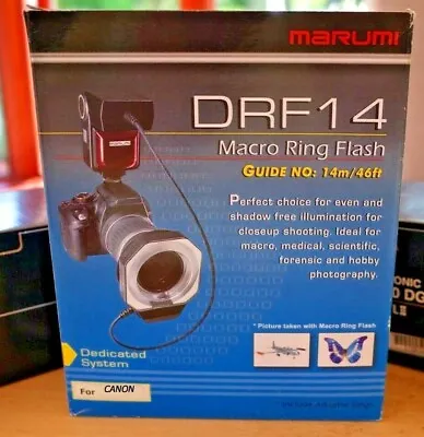 CANON Fit  Macro  Ring Flashgun  Digital + Film. Up To 67 Mm Thread £178.99 • £119.39