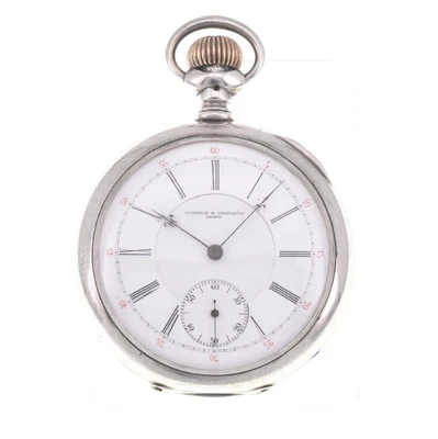 $5774.25 • Buy VACHERON CONSTANTIN 7141 SV925 Hand Winding Men's Pocket Watch Z#112403