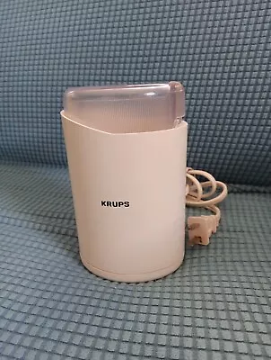 Vintage Krups Fast One Touch Coffee Bean Mill Grinder  • $15