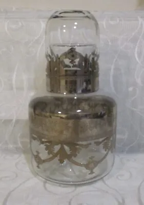 A Nice Vintage Glass Bedside Water Carafe With Matching Tumbler • £24.99