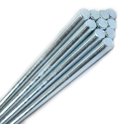 £47.69 • Buy PACK OF 10 X M14 (14mm) ZINC PLATED THREADED BAR / ROD 1 METRE LENGTHS 1000mm *