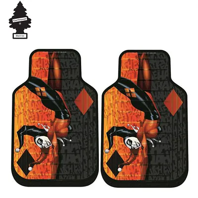 For VW New DC Comic Harley Quinn Car Truck SUV Front Floor Mats Set And Gift • $47.81