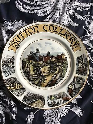 Sutton  Colliery Miners Plate • £10