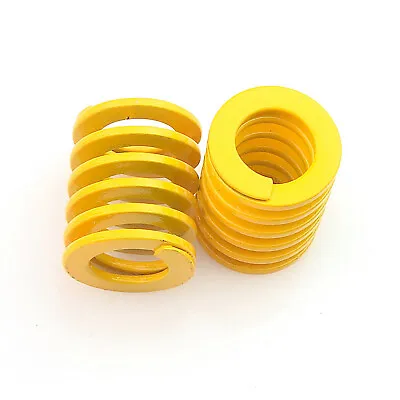 £95.02 • Buy Lighter Load Yellow Mould Die Spring Compression Springs OD Ø8-50mm, L= 15-300mm