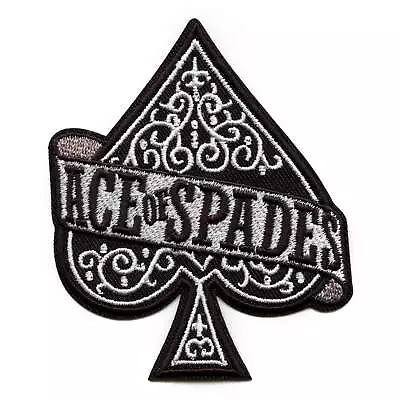 Motorhead Patch Fancy Ace Of Spades Embroidered Iron • $10.99