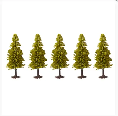 Five Green Spruce Trees Miniature 1:24 (G) Scale Diorama  ! • $14.95