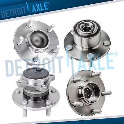 4pc Front And Rear Wheel Bearing And Hubs Assembly Kit For 2004 - 2005 Mazda 3 • $134.31