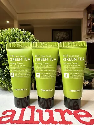 3 X TONY MOLY The Chok Chok Green Tea Watery Cream 0.5 Oz • $12.88