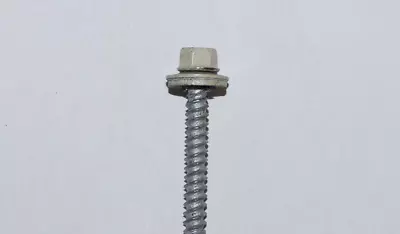 METAL ROOFING SCREWS Bag Of 250 Light Stone 2-1/2  Pole Barn Siding Roof • $20.99