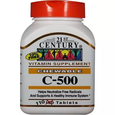 Vitamin C 110 Tabs 500mg By 21st Century • $8.99