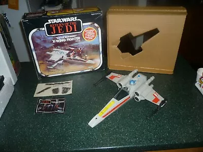 $215.48 • Buy Vintage Star Wars ROTJ Battle Damaged X-Wing Fighter In The Original Box!