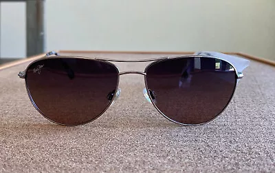 Maui Jim SEA HOUSE Polarized Titanium Sunglasses R772-16R Rose Gold/Rose Aviator • $159