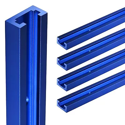 4PC 48'' T Tracks Aluminum Double-Cut Profile Woodworking Project With Screws • $43.34