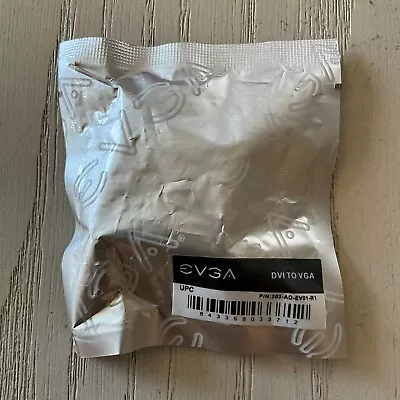 EVGA DVI-I (Male) To VGA (Female) DB-15 Adapter 203-AD-EV01-R1 • $6.99