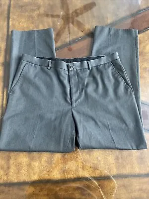 Marc Anthony Slim Fit Pants Men's 36 X 30 Gray Stretch Gray Dress 29 • $19.99