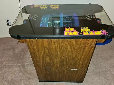 MS PAC-MAN Arcade Machine Coctail Table 48 Games Included (see Desription) • $2250