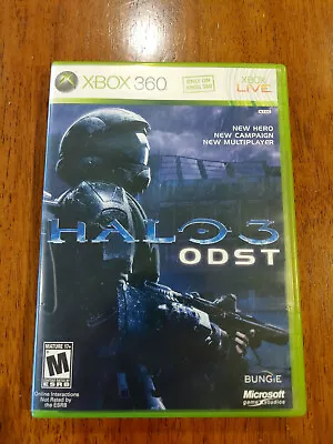 Halo 3: ODST (Microsoft Xbox 360 2009) MINT W/MANUAL 2 DISC SET! MAIL TOMORROW! • $19.89