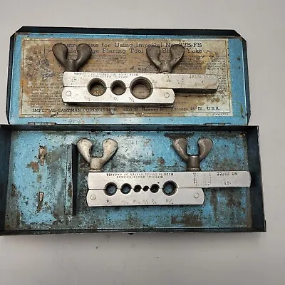 Vintage Imperial U.S.A. Wide-Range Flaring Tool Bars And Box No. 38767 & 38766 • $9.84