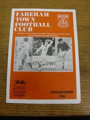 01/05/1989 Fareham Town V Bath City  . Please Find This Item Offered By Bobfrank • £3.99