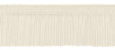 Chainette Fringe Trim Color# OW - Off White Ivory [Sold By The Yard] • £1.97