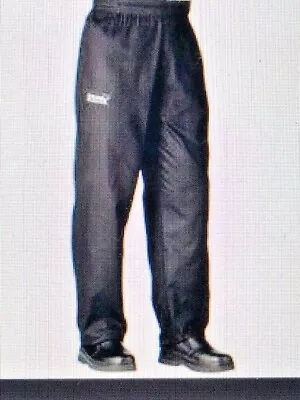 NEW Chef Pants 4 Pocket SOLID Black Chefwear CW3100 CW30 Multiple Sizes • $9.97