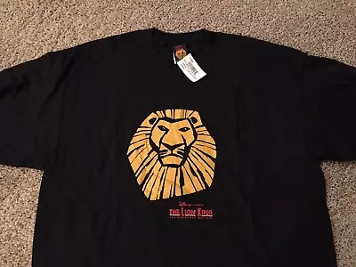 THE LION KING Walt Disney Official Broadway Shirt Adult XL Brand New NWT • $29.99