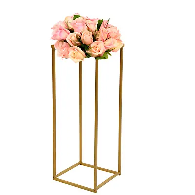 Metal Column Flower Stand Flower Floor Vase For Wedding Party Dinner Centerpiece • $15.20