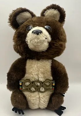 Vintage Dakin Misha OLYMPIC Mascot Plush Stuffed Bear 1980 8” • $14