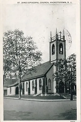 Hackettstown New Jersey St. James Episcopal Church 1944 Vintage Postcard • $6.98