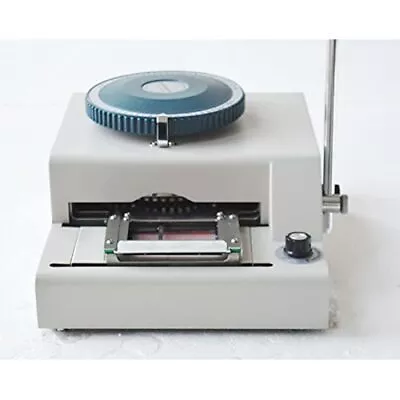 Embossing Machine 72 Characters Manual PVC Card Embossing Machine For Card  • $338.84