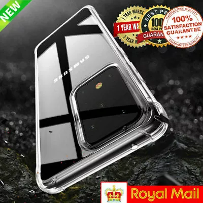 Clear Case For Samsung Galaxy S23 S22 S21 S20 S10 S8+ Shockproof Gel Phone Cover • £2.99