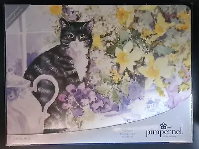 New & Sealed Pimpernel 'Windowsill Cats' Placemats Set Of 6 Cork Backed - #8029 • $60