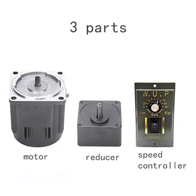 Gear Motor Electric Motor Reducer Speed Variable Controller AC 450RPM 110V NEW • $56.05