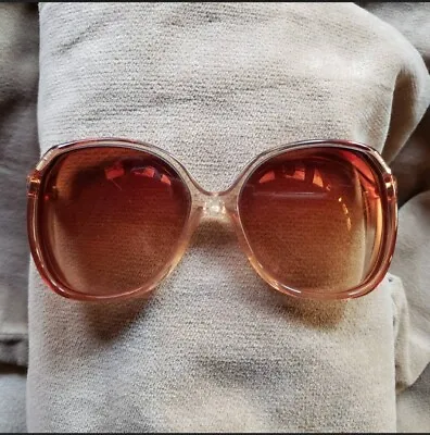 Vtg 70s 80's Silhouette Sunglasses Frames Translucent Rose Brown Amber Adult  • $35