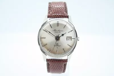 Vintage SEIKO Skyliner Calendar 21J Hand Winding Mens J15019 From JAPAN • $99.99