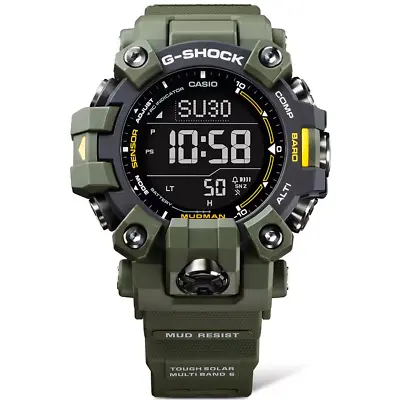 New Casio G-Shock Master Of G-Land Triple Sensor Green Watch GW9500-3 • $325.95