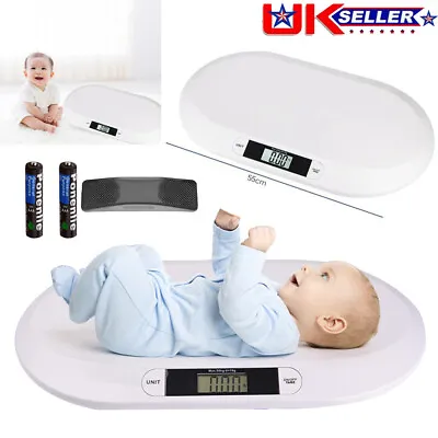 Electric Pet Weighing Scales Dog Animal Cat Toddler Baby Digital 20KG Home Weigh • £20.99