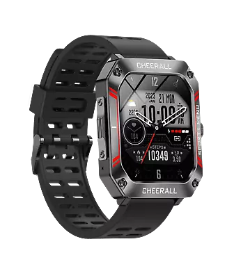 2.02” Military Smart Watch With Games 120+ Sport Modes Heart Rate SpO2 Monitor • $35.99