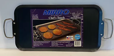 Mirro Double Burner Griddle 11” X 20” Chefs Touch Non Stick USA New With Sticker • $42.50