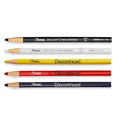 £3.49 • Buy Sharpie Chinagraph China Marker Pencils For Plastic, Glass Etc - Peel Off Pencil