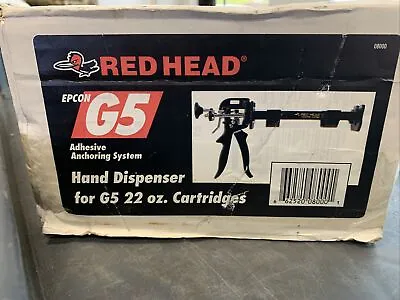 RED HEAD E102 EPOXY TOOL DISPENSING GUN ANCHORING SYSTEM G5 22oz NEW In Box • $89.99