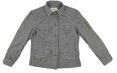 J.Crew Jacket Weathered & Broken-In Classic Twill Military Utility Green Medium • $26.95