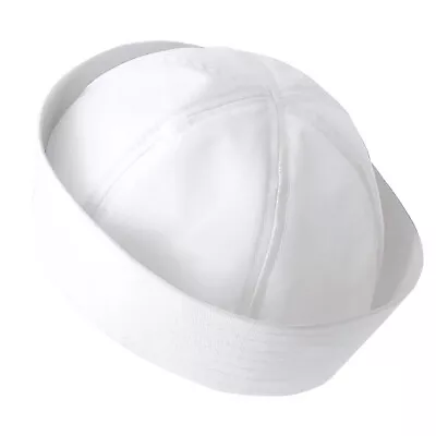 New Cute White Doughboy Navy SAILOR Fishing Marine Popeye Costume Hat Cap New • £5.39