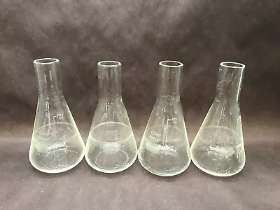 (Lot Of 4) KIMAX 125mL Delong Neck Glass Shaker Culture Flask 25615-125 B • $35.99