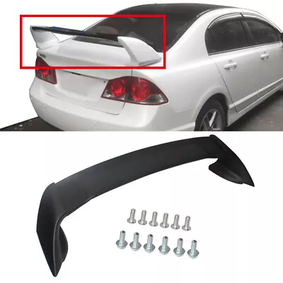 Fit 09-14 Acura TSX Sedan CU1 CU2 Unpainted Mugen Style 3PCS Trunk Wing Spoiler • $66.90