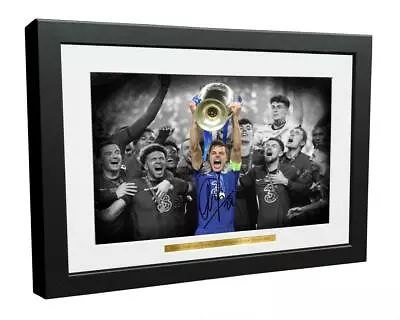 2021 Champions League Winners Chelsea FC Cesar Azpilicueta Photo Picture Frame • £25