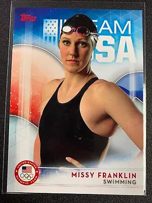 Missy Franklin 2016 Topps Team USA Swimming #14 QTY • $1.45