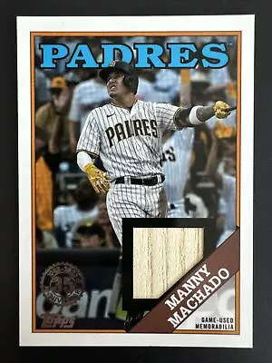 2023 Topps Series 2 1988 Game Used Bat Relic Manny Machado #88R-MM Padres • $0.99