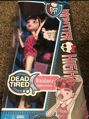 Monster High Draculaura Dead Tired 2012 Doll NEW • $65