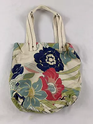 Hollister Floral Tote Bag Multi Color Womens Handbag • £17.97